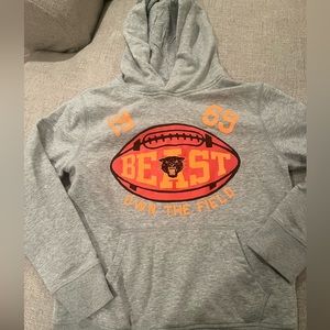 Gap kids fleece hoodie fall football 12 XL NEW